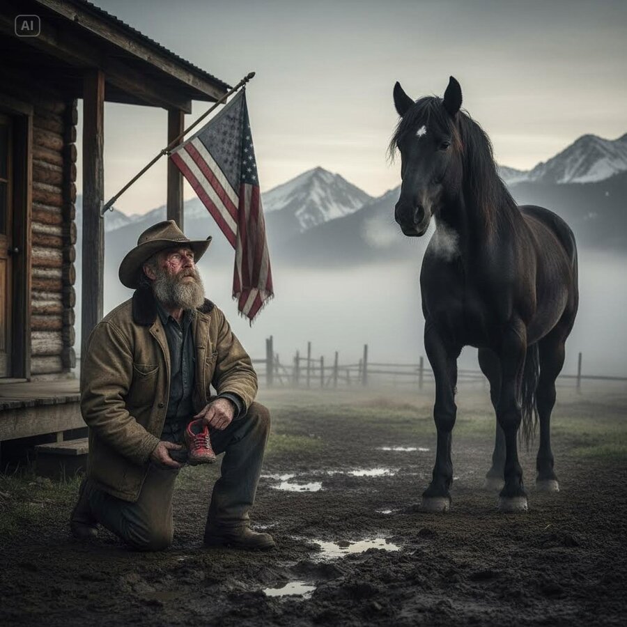 THE MUSTANG LEFT A BLOODSTAINED CHILD’S SHOE ON MY PORCH—WHAT I DUG UP FROM THE ASHES OF MY PAST ENDED A KILLER’S REIGN