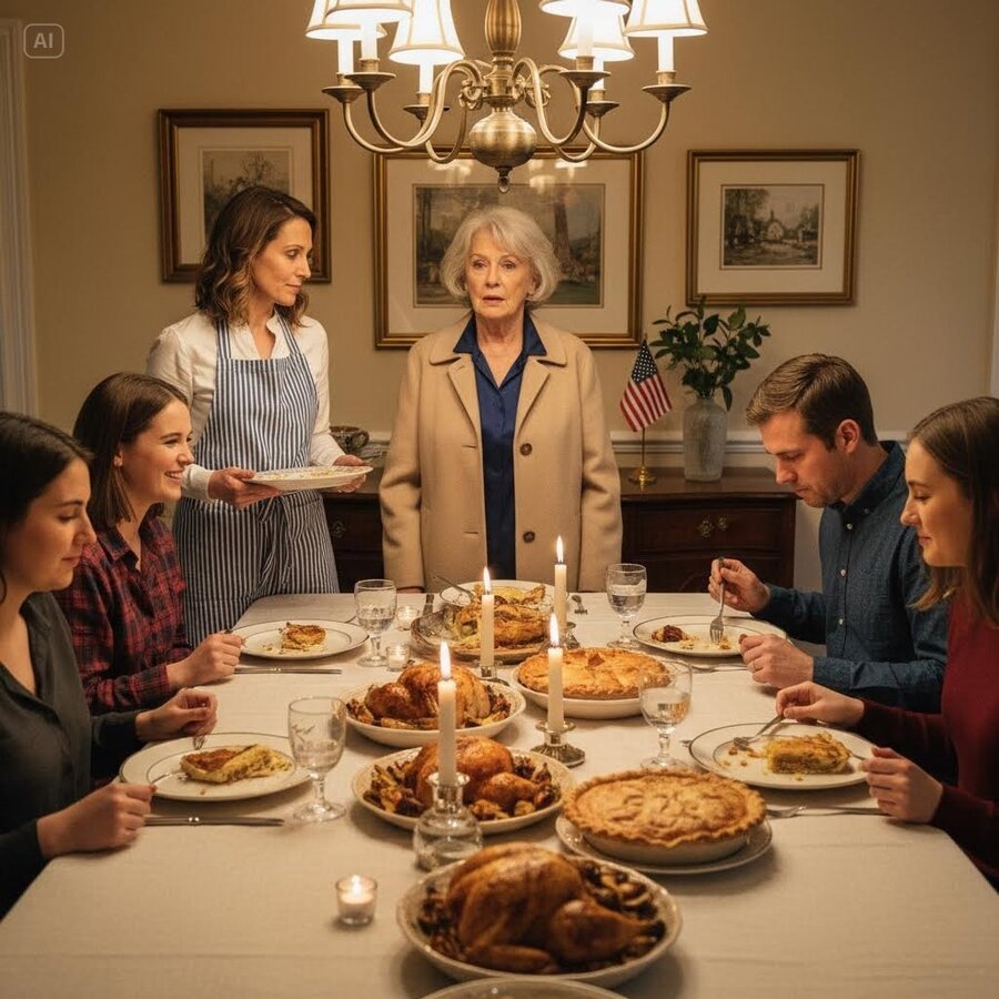 I STOOD IN MY SON’S DINING ROOM WHILE HIS WIFE SERVED PIE TO EVERYONE BUT ME—AND NOBODY SAID A THING!