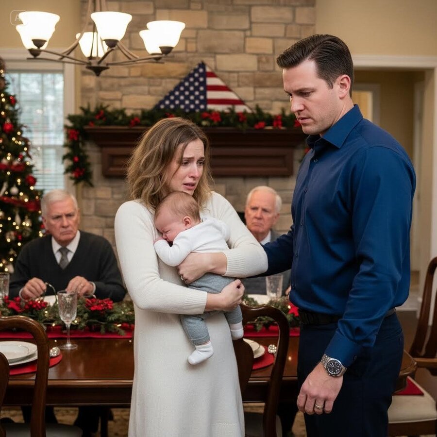 HE SLAPPED MY BABY AT CHRISTMAS EVE DINNER—SO I WALKED OUT AND BURNED THEIR PERFECT FACADE TO THE GROUND