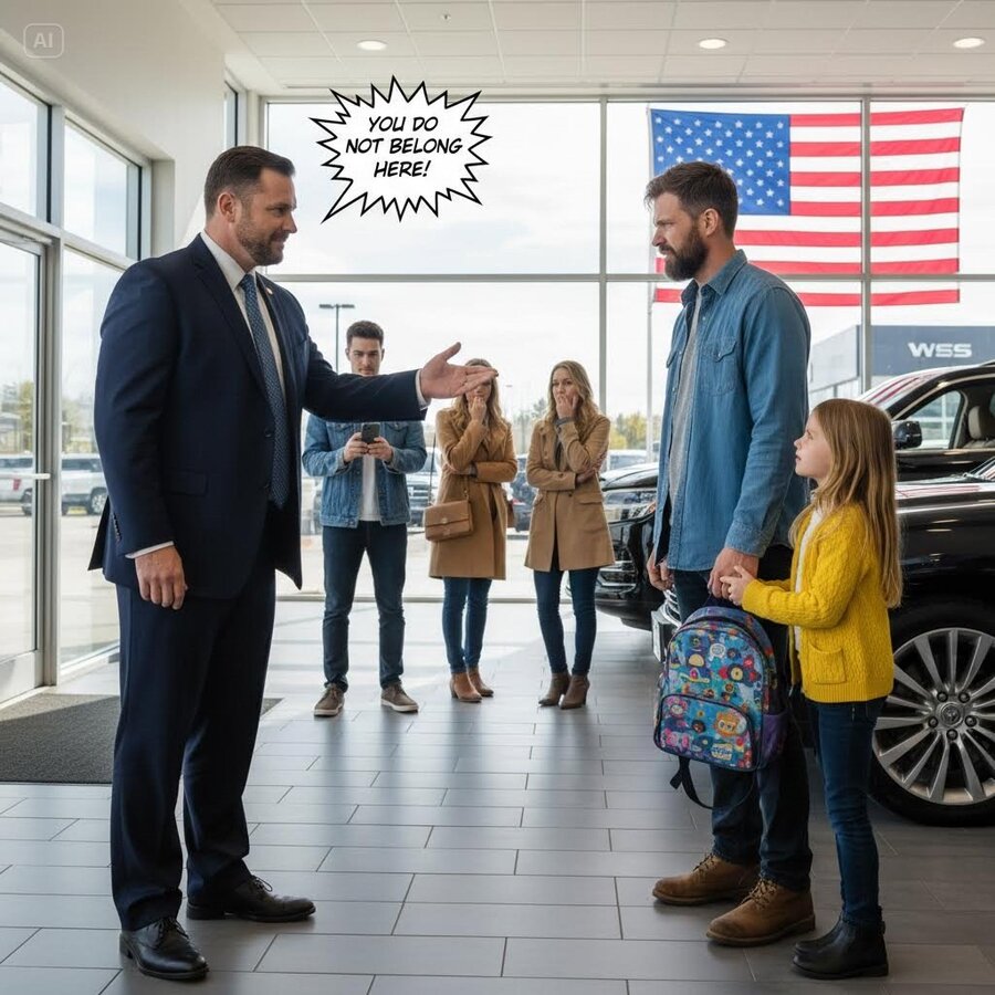 THEY THREW THE SINGLE DAD OUT OF THE LUXURY DEALERSHIP — THEN THE CEO SAW THE OLD RED TRUCK HE DROVE AND WENT PALE