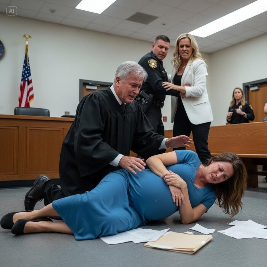 THE JUDGE STOOD UP IN THE MIDDLE OF MY HEARING — THEN HE KNELT BESIDE ME AND SAID, “YOUR NAME WAS SUPPOSED TO BE GRACE.”