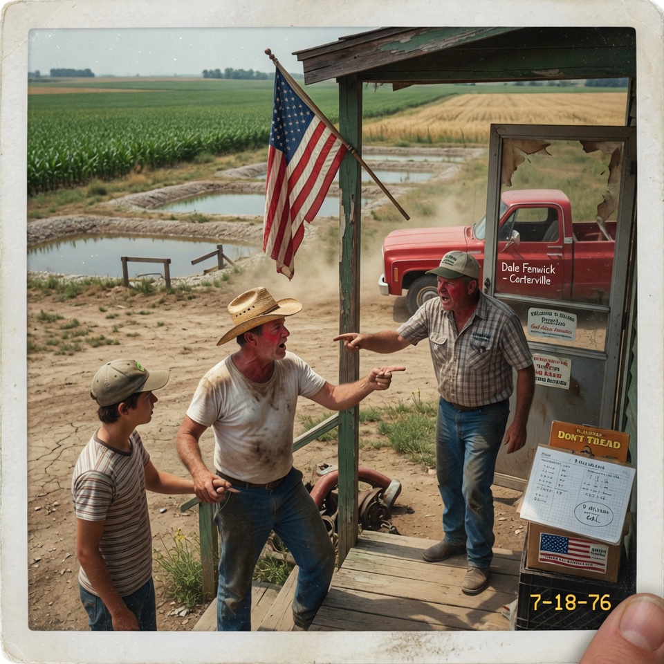 They Laughed When He Dug Ponds Between His Fields — Those Ponds Watered 160 Acres Through Drought