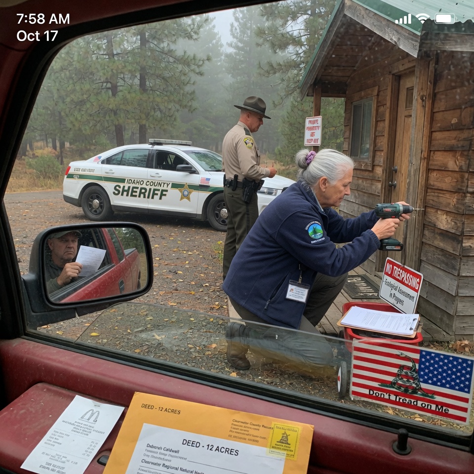 I Bought an Empty Forest Lodge — Came Back To Find Karen Changing My Door Locks!