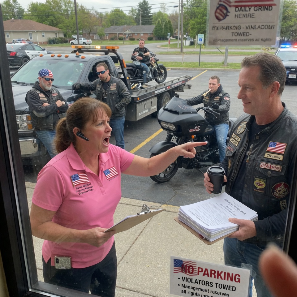 Karen Tried to Tow a Hells Angel’s Bike, Not Knowing He Owned the Dealership
