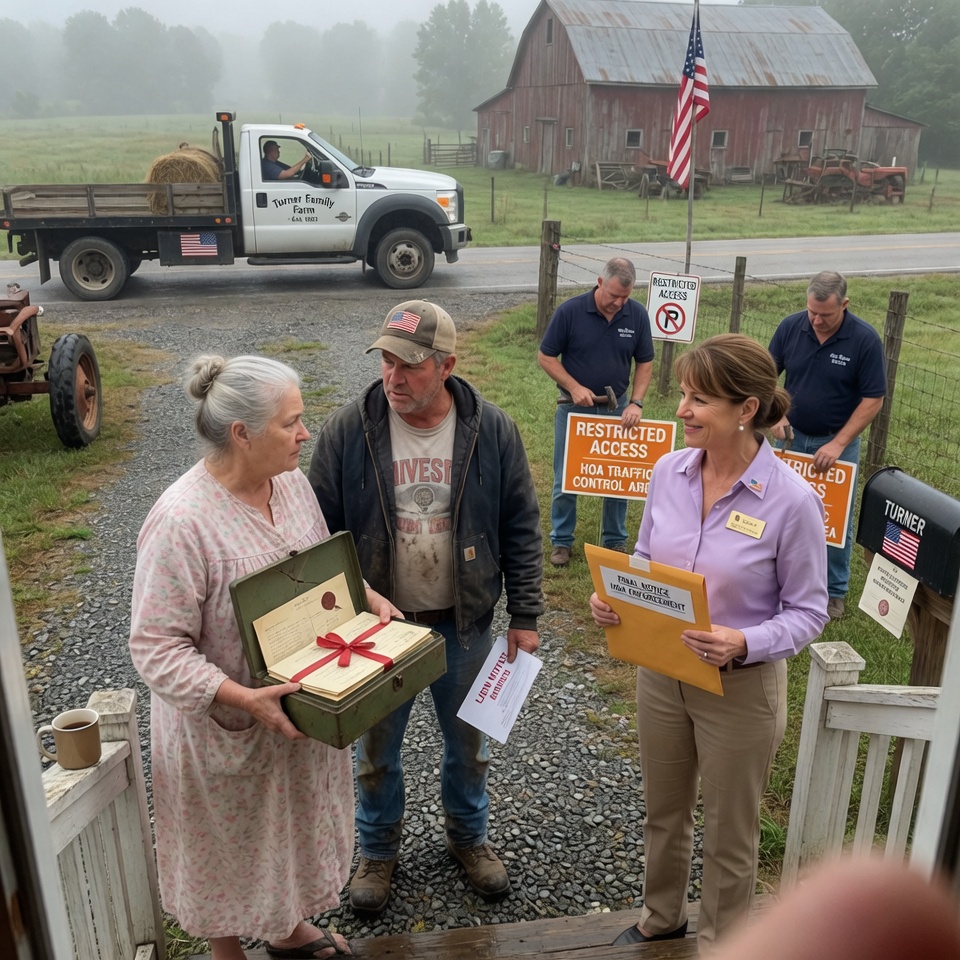 HOA Filed A Lien On My Family Farm — They Didn’t Expect My Mother To Bring The Original Deed To Cou