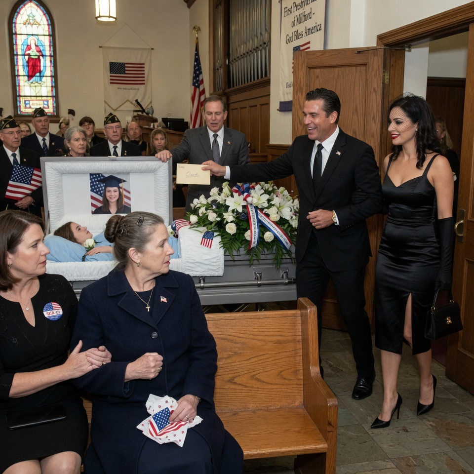 THE PREGNANT WOMAN IN THE COFFIN HAD ONE HAND ON HER UNBORN CHILD. HER HUSBAND WALKED INTO THE CHURCH LAUGHING WITH HIS MISTRESS, WHO LOOKED AT ME AND WHISPERED, “LOOKS LIKE I WIN.” THEN THE LAWYER OPENED AN ENVELOPE IN MY DAUGHTER’S HANDWRITING. WHAT HAPPENED NEXT SILENCED EVERY PEW. DO YOU BELIEVE THE DEAD CAN STILL SPEAK?