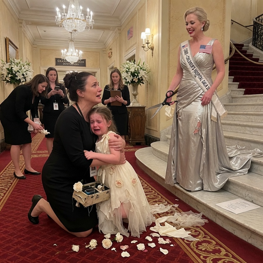 THE STOLEN SILHOUETTE: HOW A FASHION THIEF DESTROYED MY DAUGHTER’S DRESS AND IGNITED HER OWN DOWNFALL