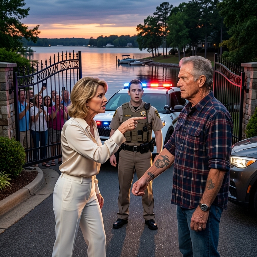 I STOOD SILENTLY AS A CROWD OF NEIGHBORS RECORDED ME, ACCUSED OF TRESPASSING ON LAND I’D OWNED FOR DECADES