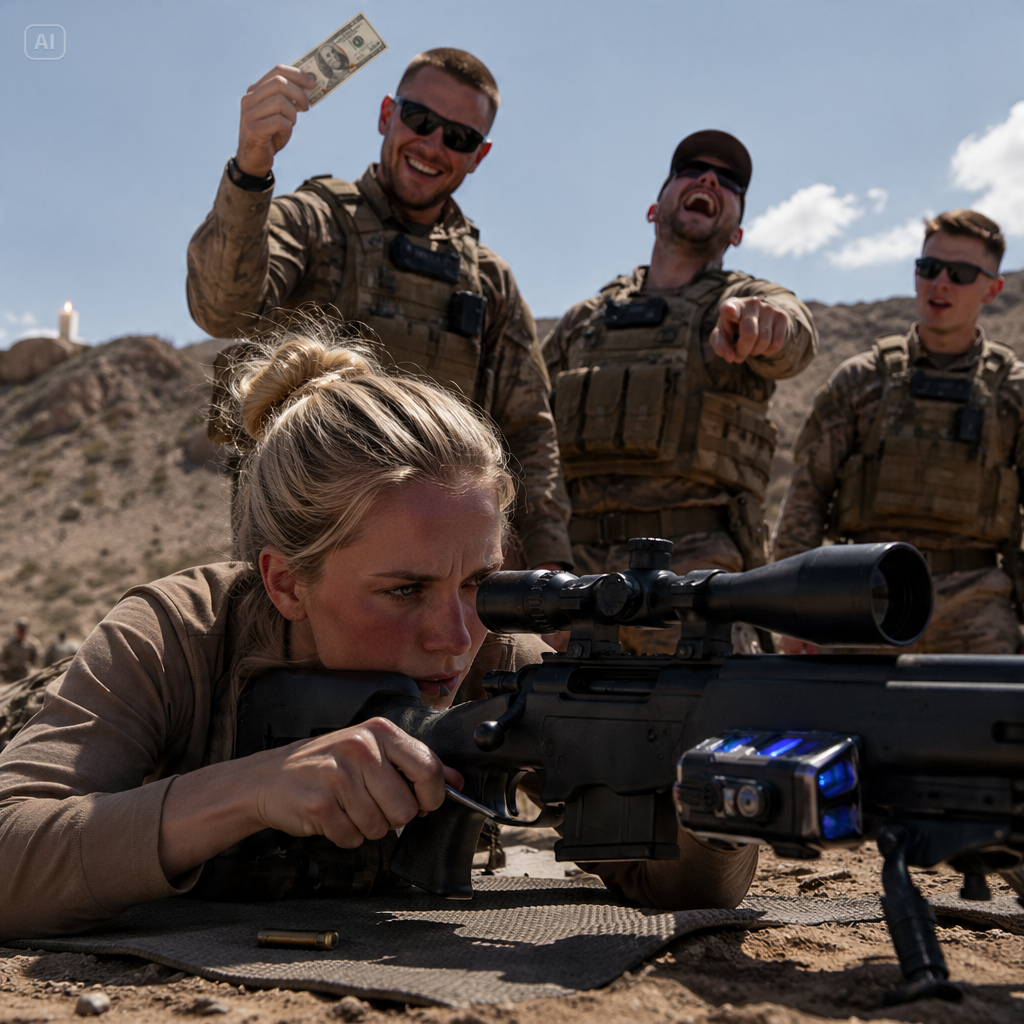 My hands shook as the elite unit laughed and bet $1,000 I’d miss. 7.4 seconds later, a candle flame 2,650 meters away was gone.