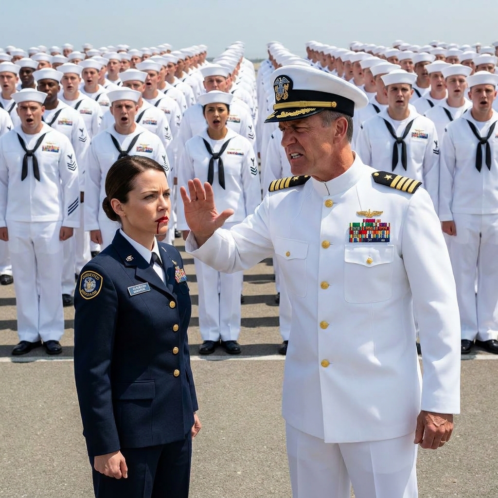 The SEAL admiral struck me in front of 5,000 troops and called me dead weight. I walked to the command tent and came back carrying a sealed folder he had no idea existed.