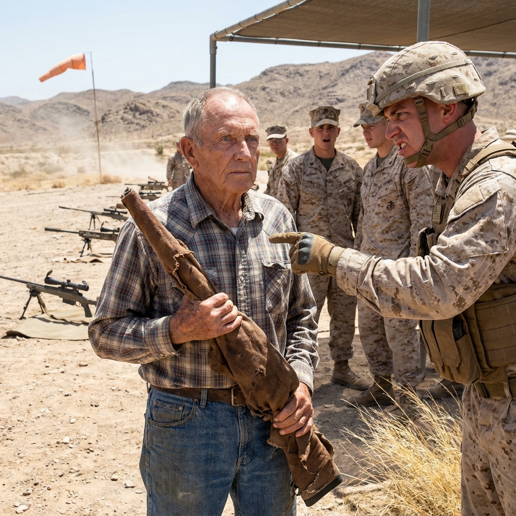 My gunnery sergeant grabbed my shoulder and called my M40 a museum piece in front of his entire sniper team. The gouge in the stock he mocked was from shrapnel that nearly killed me in Vietnam.