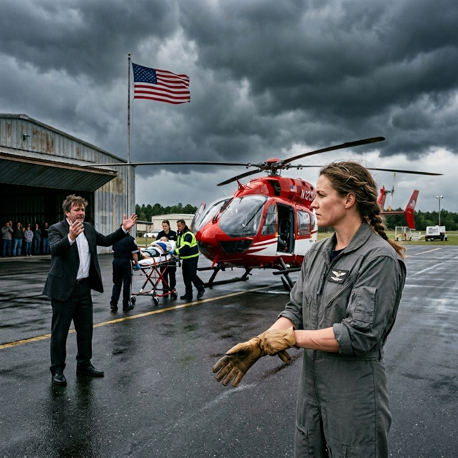 They Called The Retired SEAL Combat Pilot Just a Janitor — Until She Stole a Helicopter to Save a Child