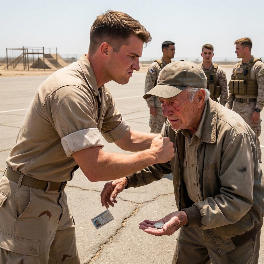 A SEAL laughed at my rank on the grinder and snatched my ID. I showed him the silver dollar I’d carried for fifty years.