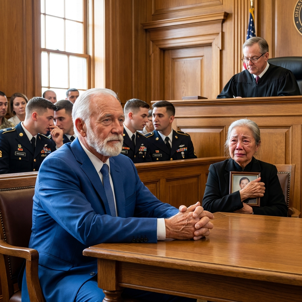 A judge mocked my call sign in open court and the whole room laughed. I said one word quietly—”Butcher”—and three old men in the back went pale and ran to make a phone call.