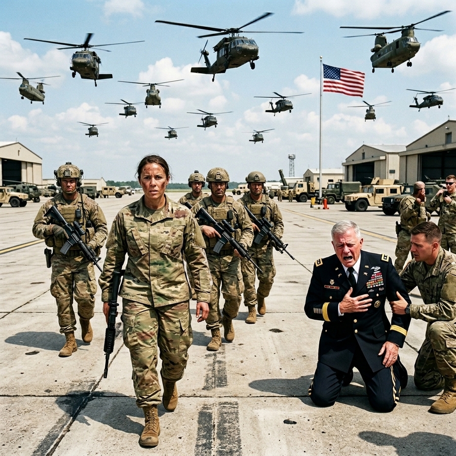 Banned from Base for Saving Her SEAL Team, She Returned with 40 Helicopters and Made the Colonel Collapsed