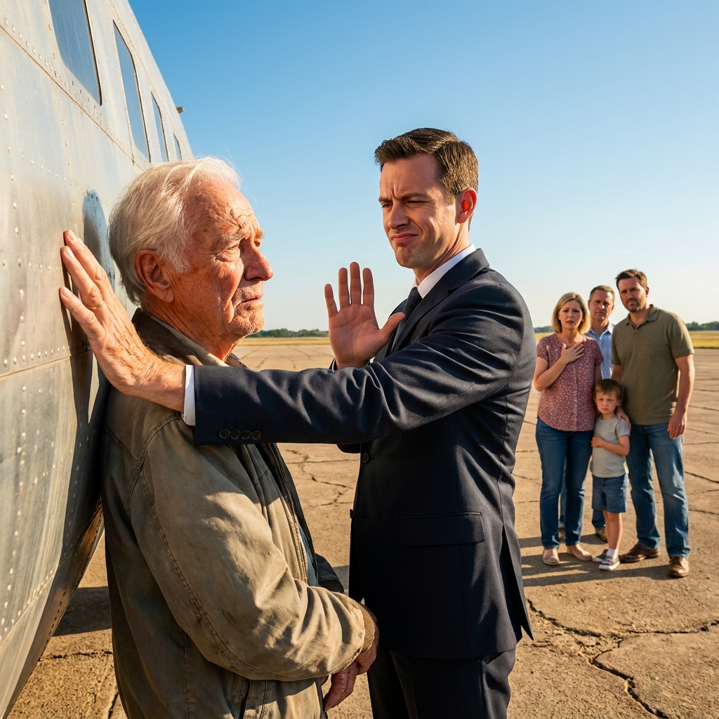 A museum director pointed at my Distinguished Flying Cross and called it a gift shop trinket in front of thirty people. I walked to my old C-47 and put my hand on the fuselage without a word.