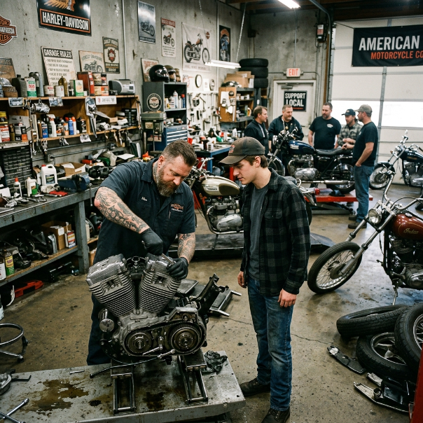 The Hells Angels demanded a miracle for their DEAD bike, but the arrogant shop owner failed completely. Then, a scrawny 8-year-old boy stepped out of the shadows with a BOLD claim—could this child truly resurrect a CURSED legend? WATCH TILL THE END!