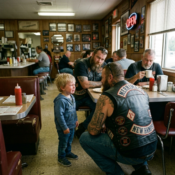 We were just trying to enjoy our morning coffee, completely MINDING OUR OWN BUSINESS, when a heavily bruised little boy shattered the peace with a HORRIFYING request that left fifteen hardened combat veterans ABSOLUTELY PARALYZED with no immediate answer. WHAT WOULD YOU HAVE DONE?!