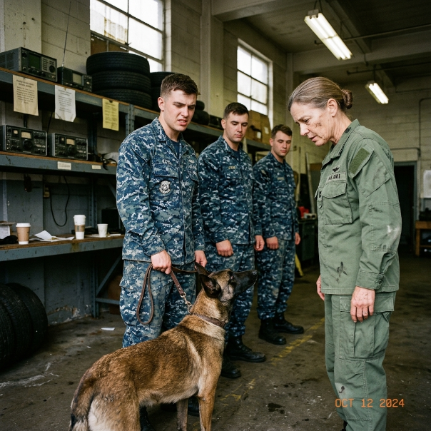 Three arrogant NAVY SEALS relentlessly MOCKED a quiet woman at the local gym, expecting her to break under their cruel taunts, but when their highly trained K9 suddenly DROPPED to her feet in pure shock, everything changed. WILL THEY EVER FORGIVE THEMSELVES?