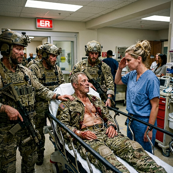 When Dr. Evans smugly patted the d*ing, mud-covered John Doe on the head like a worthless stray, my heart hammered with a sudden, uncontrollable rage, completely unaware of the terrifying military secret hidden beneath the freezing dirt on the broken man’s chest.