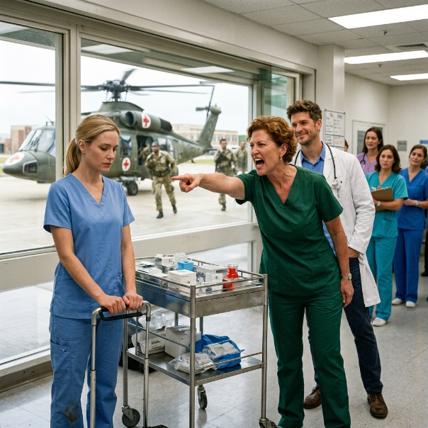 I SILENTLY SURRENDERED MY HOSPITAL BADGE JUST AS THE EMERGENCY ROOM DOORS EXPLODED WIDE OPEN.