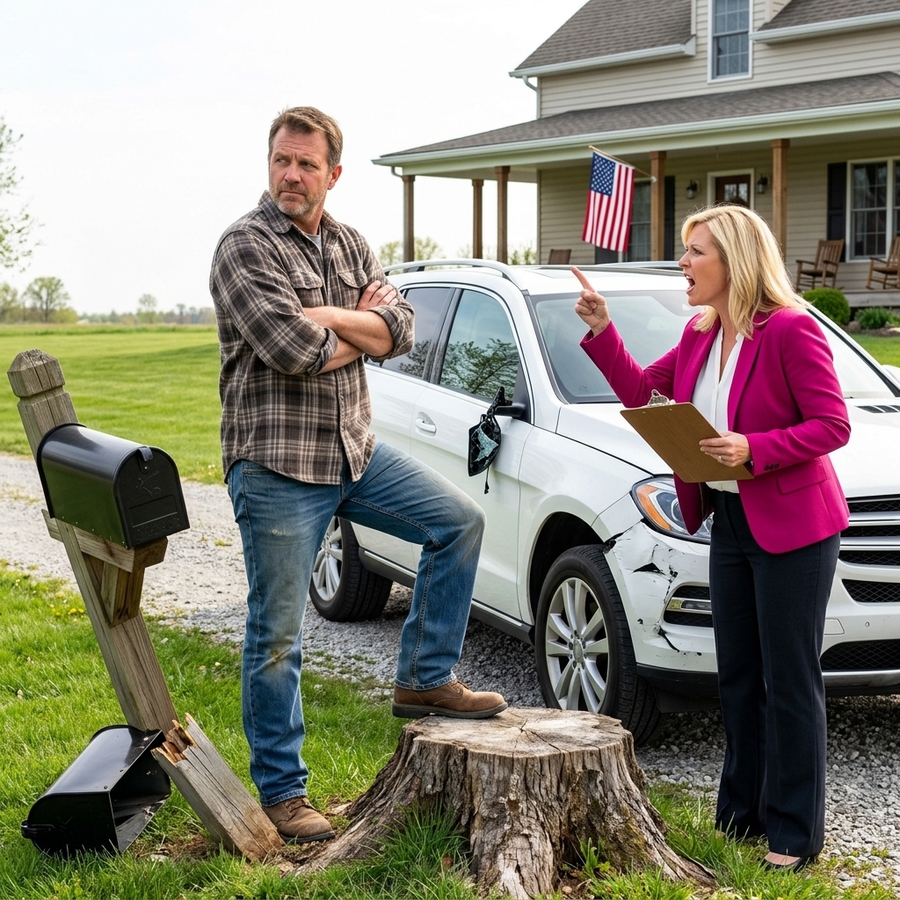HOA Karen Crashed Into My Mailbox With Her SUV and Threatened to Sue Me — Unaware the 77-Year-Old Boundary Deed Would End Her Career