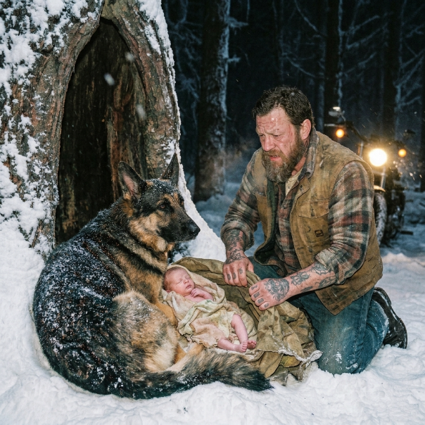 The town turned their backs on a SUFFERING German Shepherd, driving him into the BITTER storm because they feared his growl. Now, as the blizzard intensifies and the village falls silent, is it too late to uncover the HEARTBREAKING truth behind his warning?
