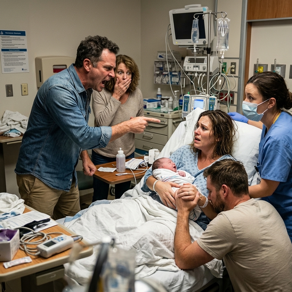 HE ENTERED THE DELIVERY ROOM WITH HIS MISTRESS, BUT THE BABY’S BRACELET EXPOSED A SECRET THAT DESTROYED EVERYTHING. NOW I’M LEFT WITH ONE UNANSWERED QUESTION: WHAT DID THE HOSPITAL HIDE FROM ME?