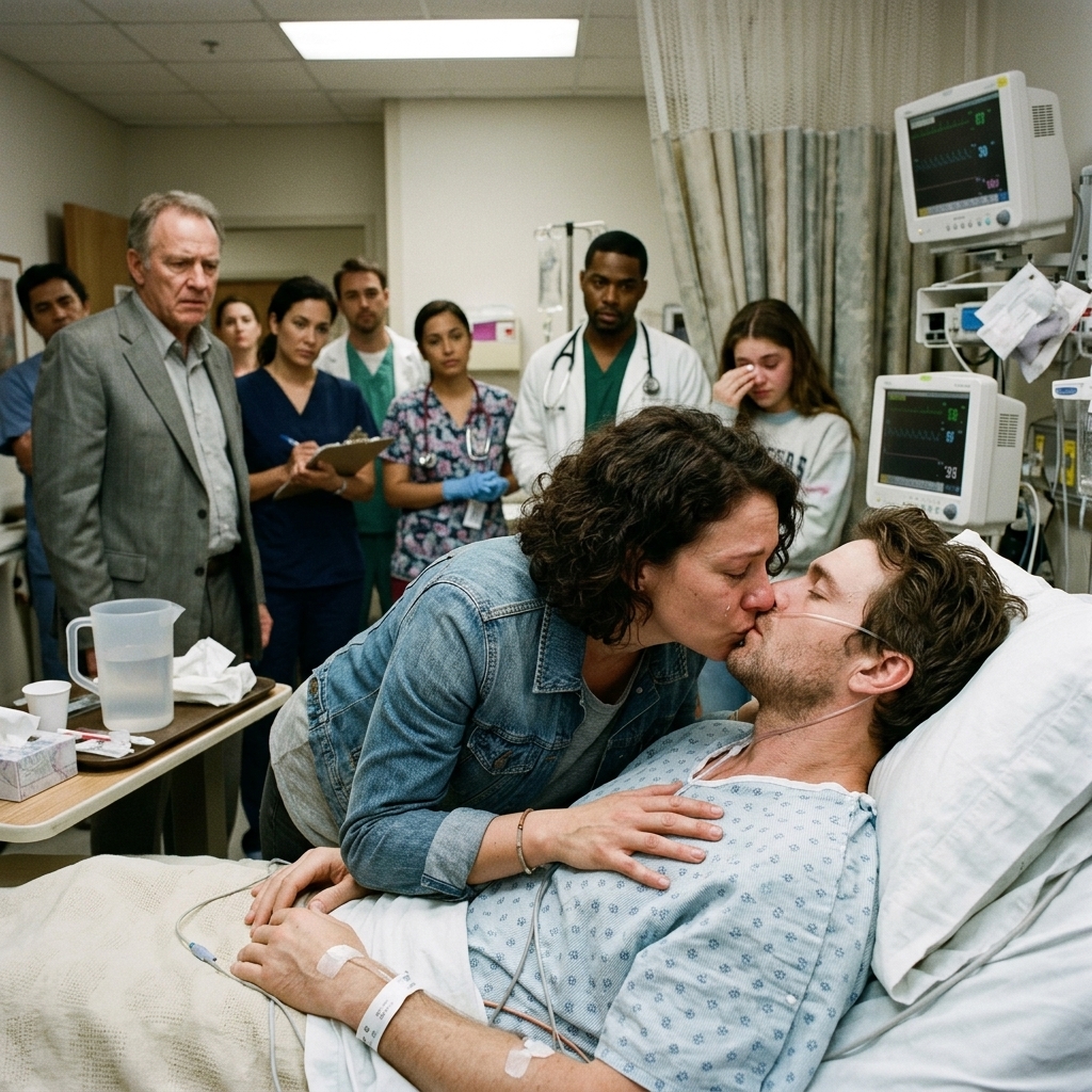 Forced to marry a COMA patient, she had NO choice. Then she kissed him – the monitors STUTTERED, but he STAYED ASLEEP. WHAT NO ONE KNEW ABOUT THAT KISS WILL HAUNT YOU!