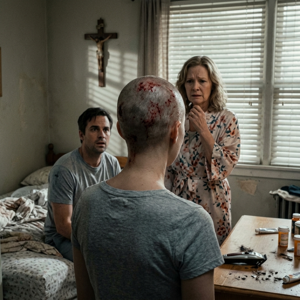 WHOLE STORY : My mother-in-law shaved my head while I slept, and my husband told me to “understand the message” — but neither of them knew I was the one funding their entire life