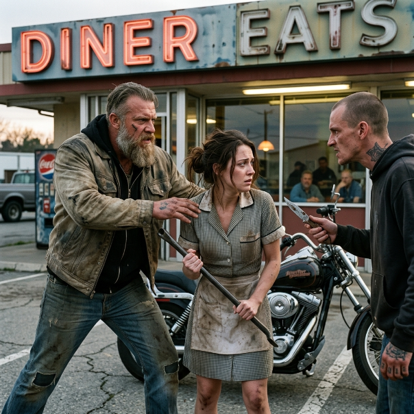 I WAS 5 DAYS FROM EVICTION WHEN THE HELLS ANGEL WALKED INTO MY EMPTY DINER.  It was 2:15 a.m. in Bakersfield, and the air inside smelled heavily of burnt filter coffee and stale grease.