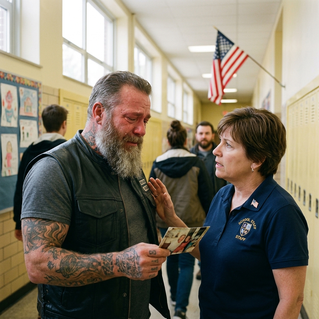 A SCARY biker filmed my daughter at her concert. I CONFRONTED him. He didn’t get MAD. He SOBBED. The reason left me SHAKING. What he told me? THE TRUTH NO ONE HAS TOLD YET!