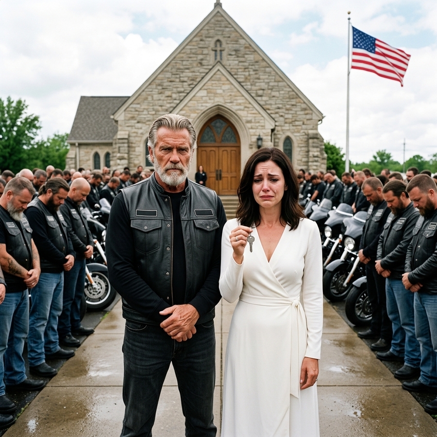 500 Hells Angels Showed Up at a Forgotten Mailman’s Funeral — The Truth About His Hidden Life Left Everyone Speechless