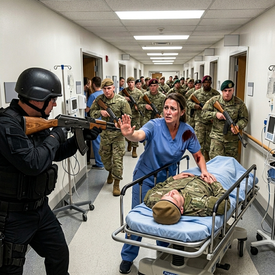 The Quiet Nurse Took a Bullet for a Dying Ranger— They Thought She Was A Nobody Until Her Hidden Combat Medic Dog Tags Were Found