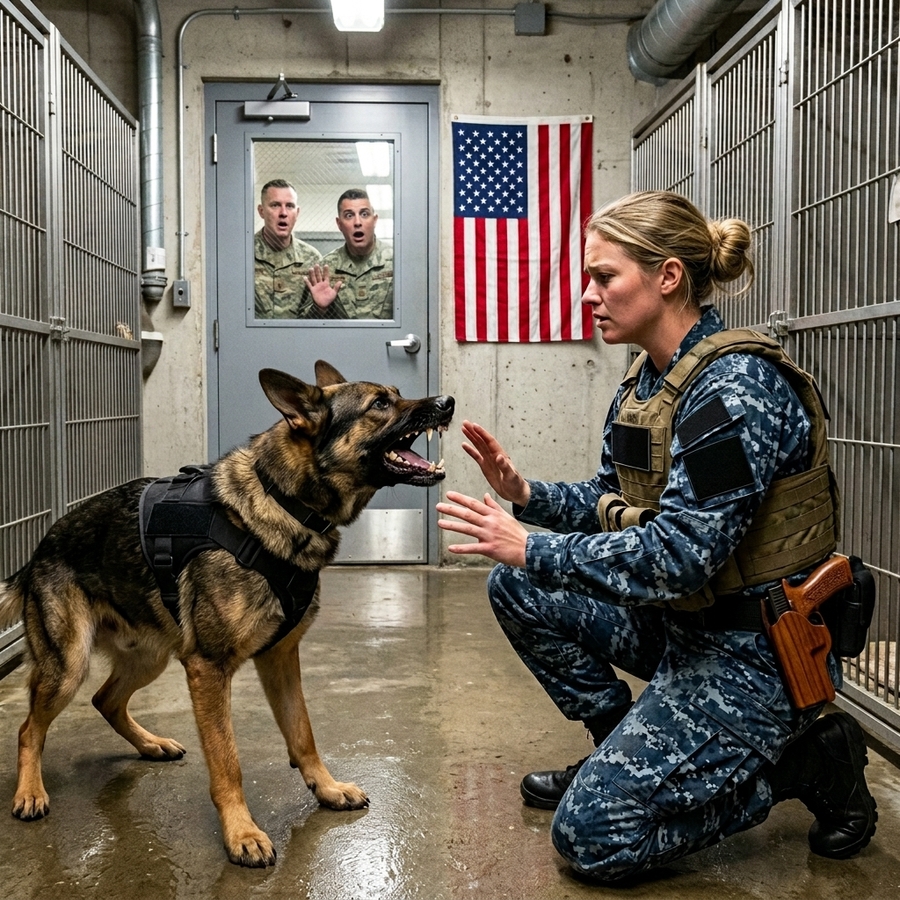 They Locked Me in a Cage with a Condemned War Dog—They Didn’t Know I Was a Navy SEAL K9 Specialist