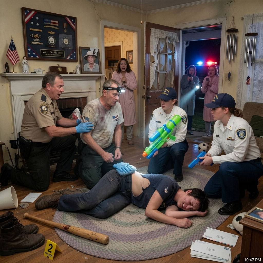 WHOLE STORY: MY FATHER SWUNG A BASEBALL BAT AT MY RIBS—But the POLICE who burst through the door didn’t arrest HIM. They saluted ME.