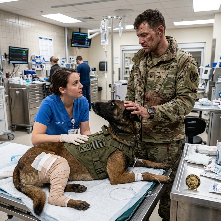 MY BOSS FIRED ME FOR SAVING A DYING MILITARY DOG BECAUSE ‘HOSPITAL POLICY’ MEANT MORE TO HIM THAN A LIFE