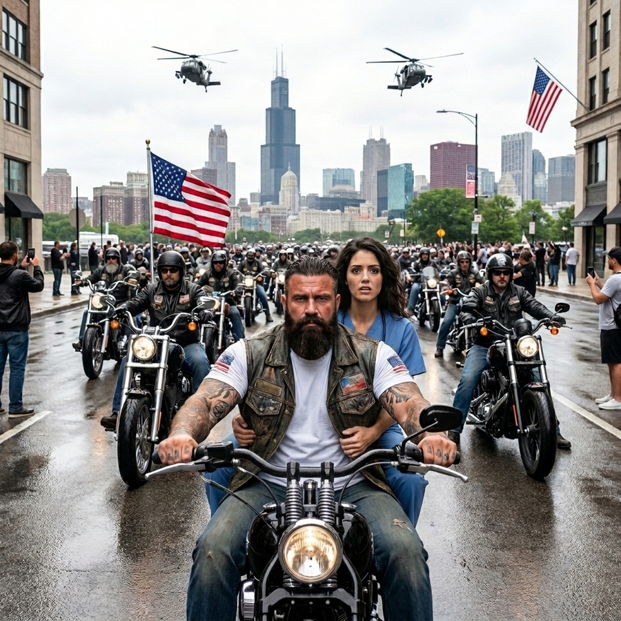 A Nurse Lost Everything Defying Hospital Rules To Save A Marine — Then 25 Hells Angels Showed Up To Her Door