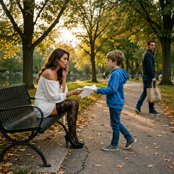 I was SITTING ALONE when an eight-year-old boy SUDDENLY handed me the most DEVASTATING letter of my life.