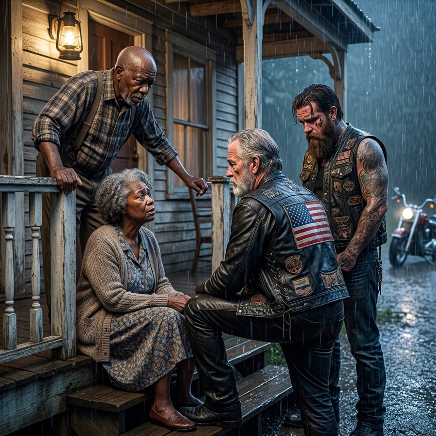 Elderly Veteran Couple Opens Door To Stranded Bikers During Heavy Storm – Days Later, 200 Motorcycles Arrive To Repay A 50‑year‑old Debt