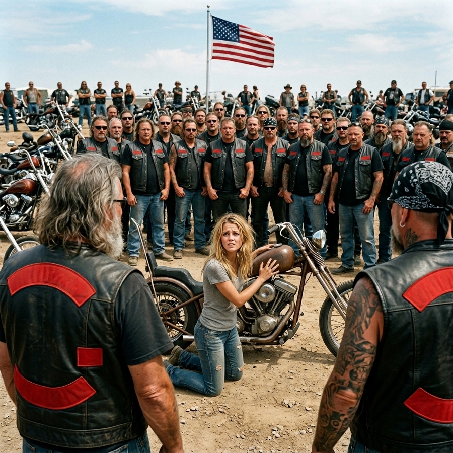 A Runaway Girl’s $55 Rusted Harley Hid A Shocking Family Secret — Then The Meeting With 76 Hells Angels Changed Her Life Forever