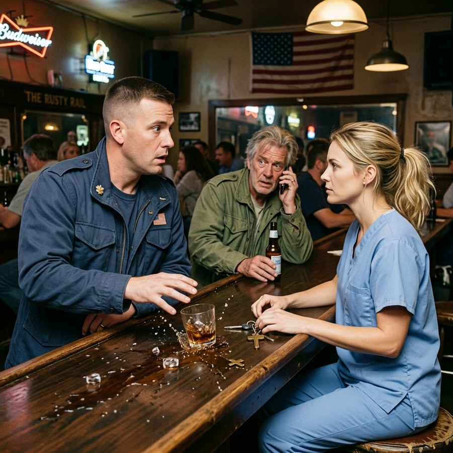 USMC Commander Asked a Nurse Her Call Sign — Until ‘GHOST LADY’ Made Him Drop His Drink
