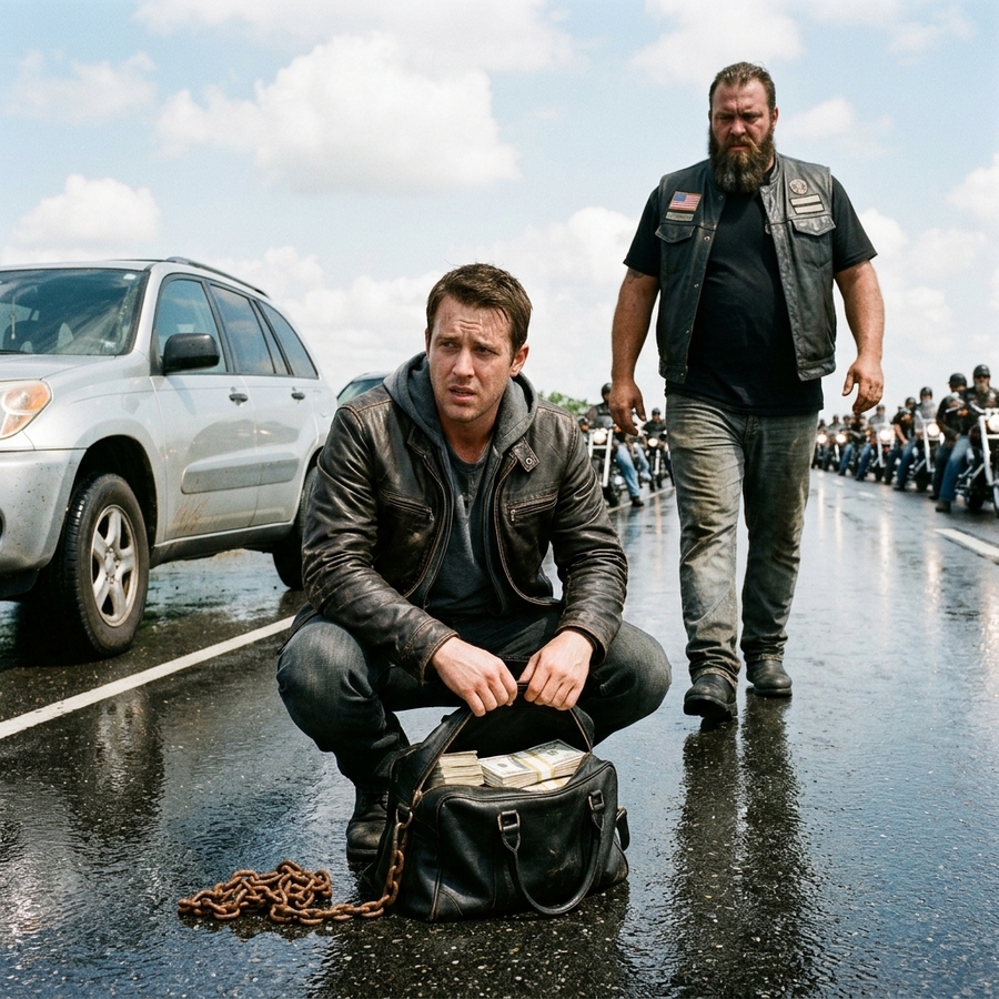 I Found a Hells Angel’s Wallet Full Of Dollar Bills on a Dark Highway And My Wife Is Dying— Should I Use The Money or Return It?