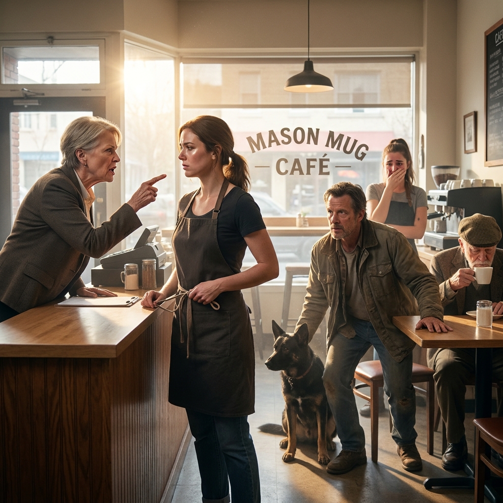 She Was Fired for Helping a Veteran’s Dog! Minutes Later, Marines Stormed the Café
