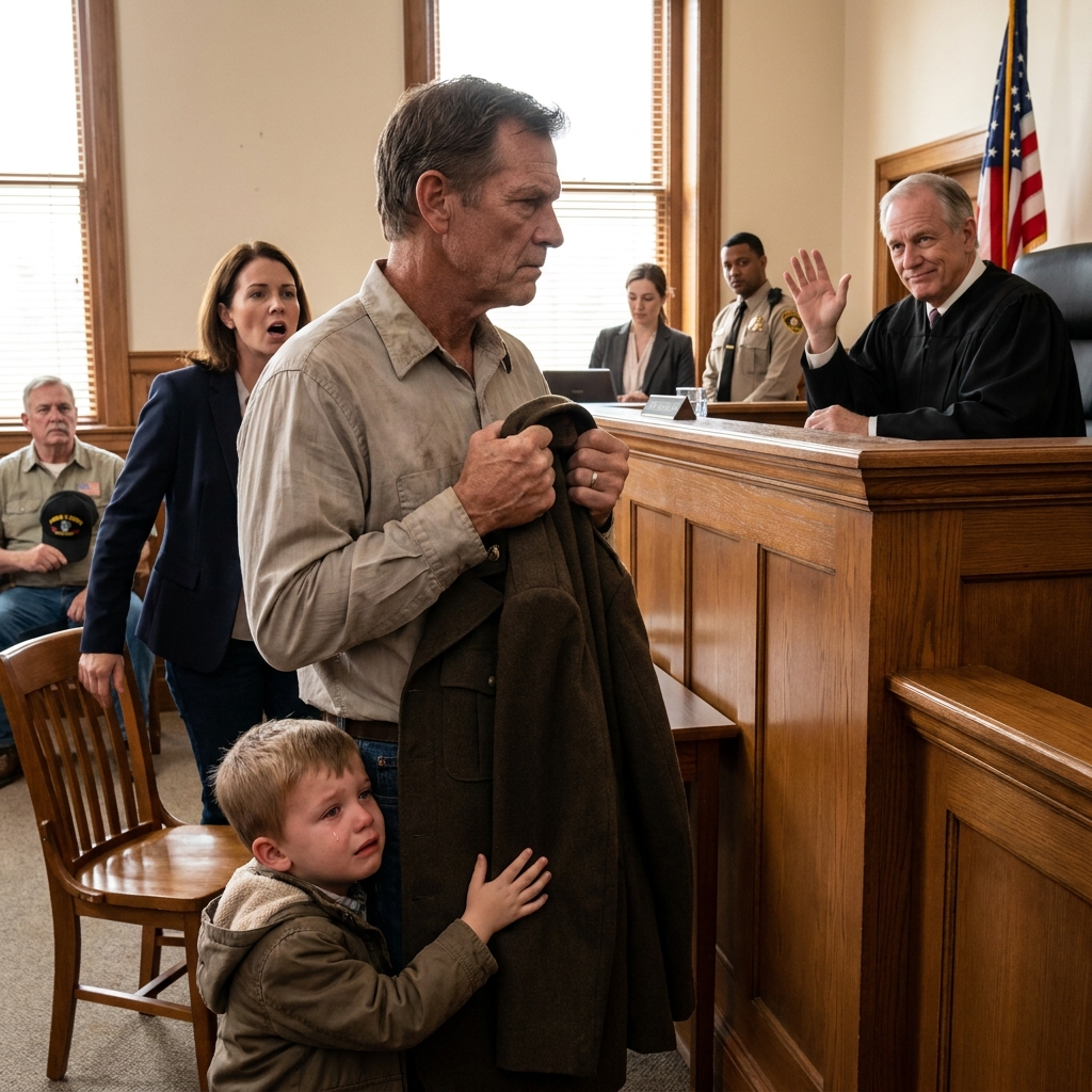 Judge Mocked Single Dad Veteran’s Medals as Fake — Then a General Entered and Stopped Everything
