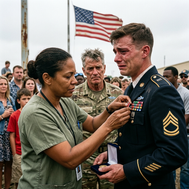 She was SHUNNED to the VERY BACK by ARROGANT families, but when the USMC Commander SUDDENLY halted the ENTIRE graduation to STARE at her tiny coin, he just stood there speechless without doing ANYTHING. WILL HE FINALLY SPEAK THE TRUTH?!