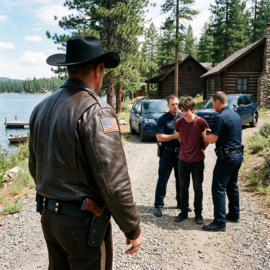 My Son Was Dragged Away by Fake HOA Cops — But When They Saw My US Marshal Badge, They Got Frozen