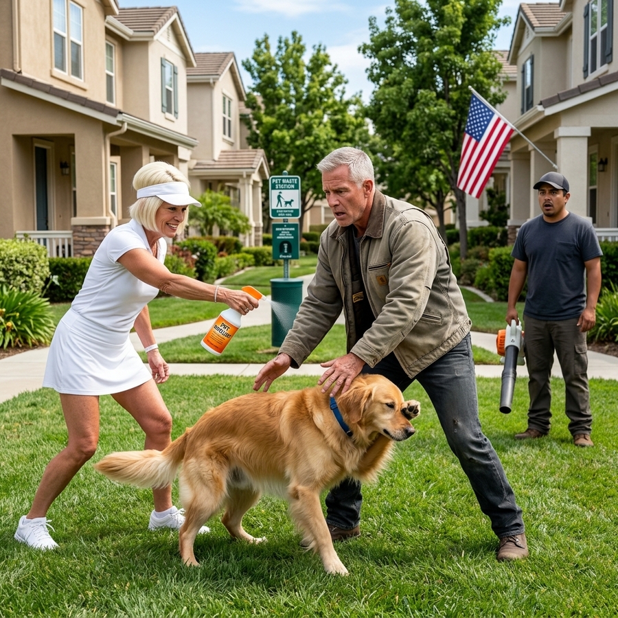 HOA Tyrant Sprayed His PTSD Service Dog With Chemicals — When She Learned It’s a Federal Hate Crime, It Was Too Late