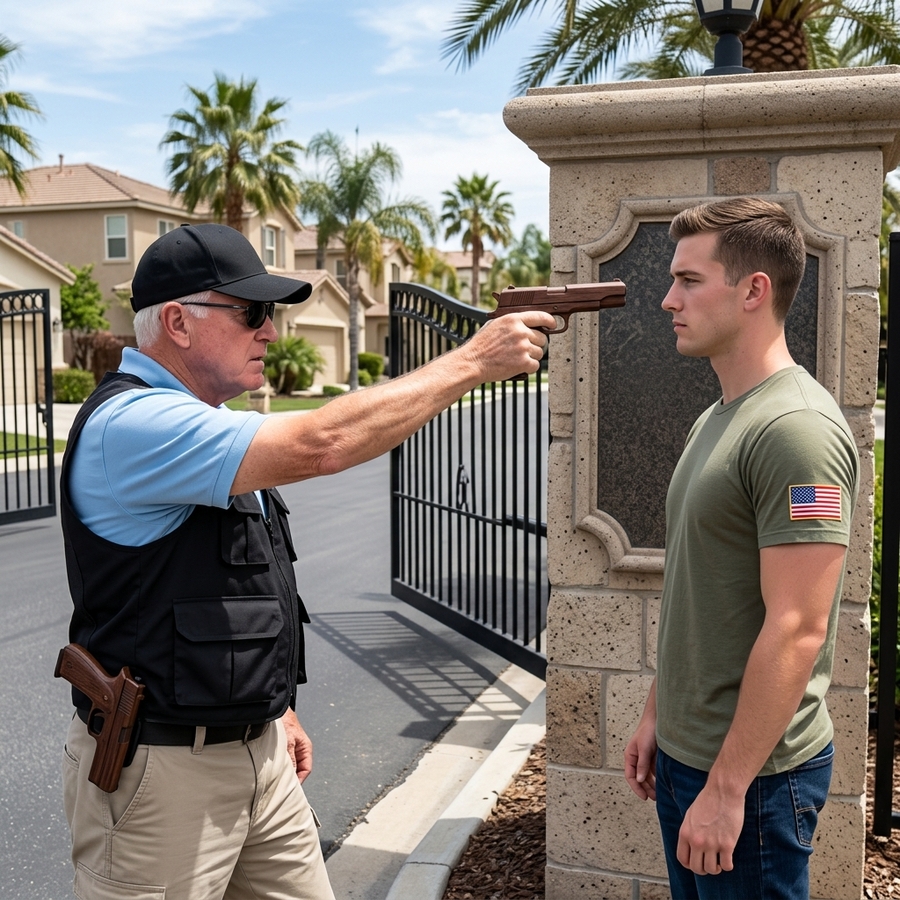 Fake HOA Cop Pulled A Gun On My Son, Never Realizing I Was A Decorated Army Ranger — Justice Went Viral