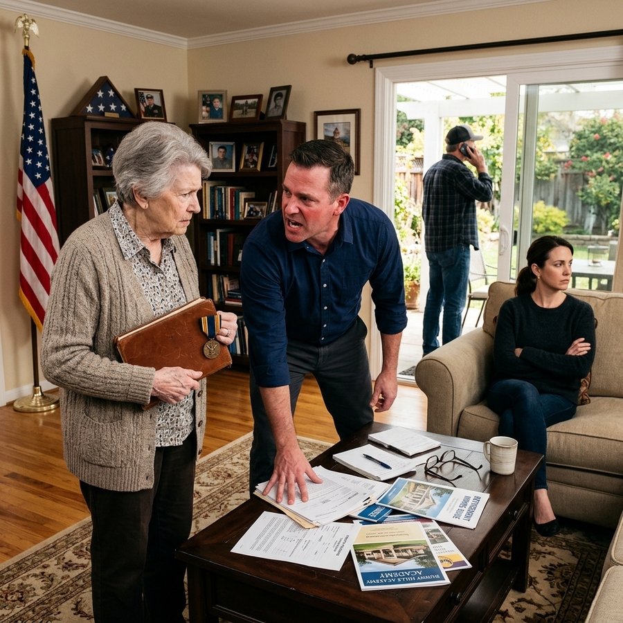My Family Plotted to Sell My House, But My Secret Navy Trunk Held a Revenge They Never Saw Coming